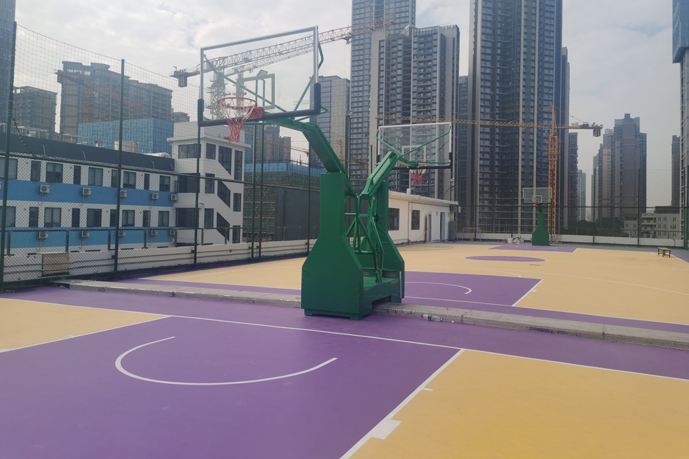 5mm厚硅pu球場造價多少錢，深圳籃球場工程