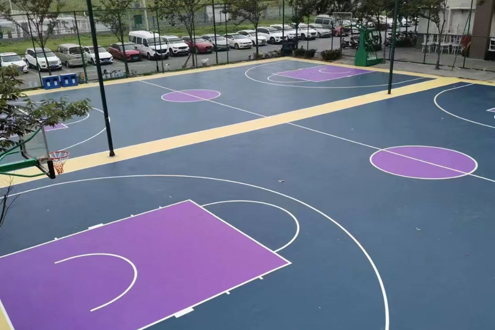 硅PU籃球場