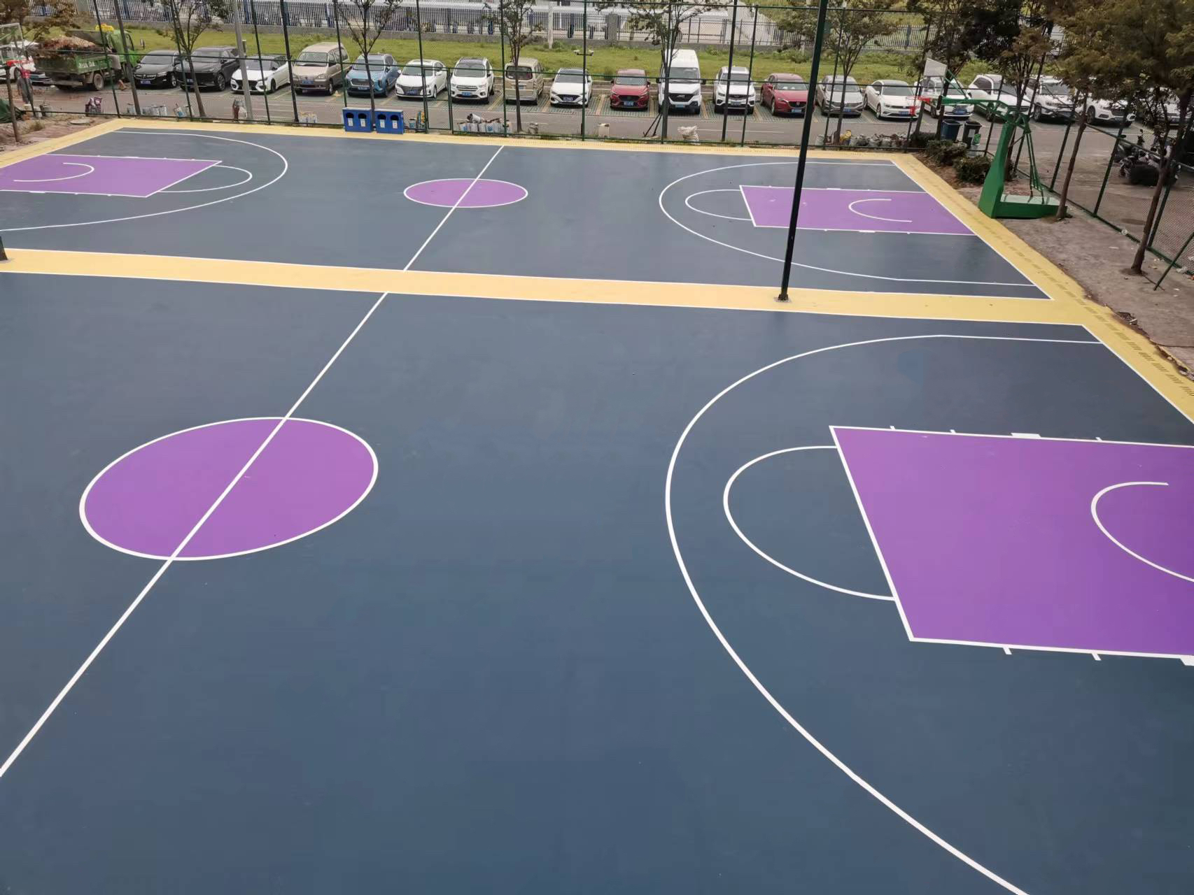 硅pu籃球場價格