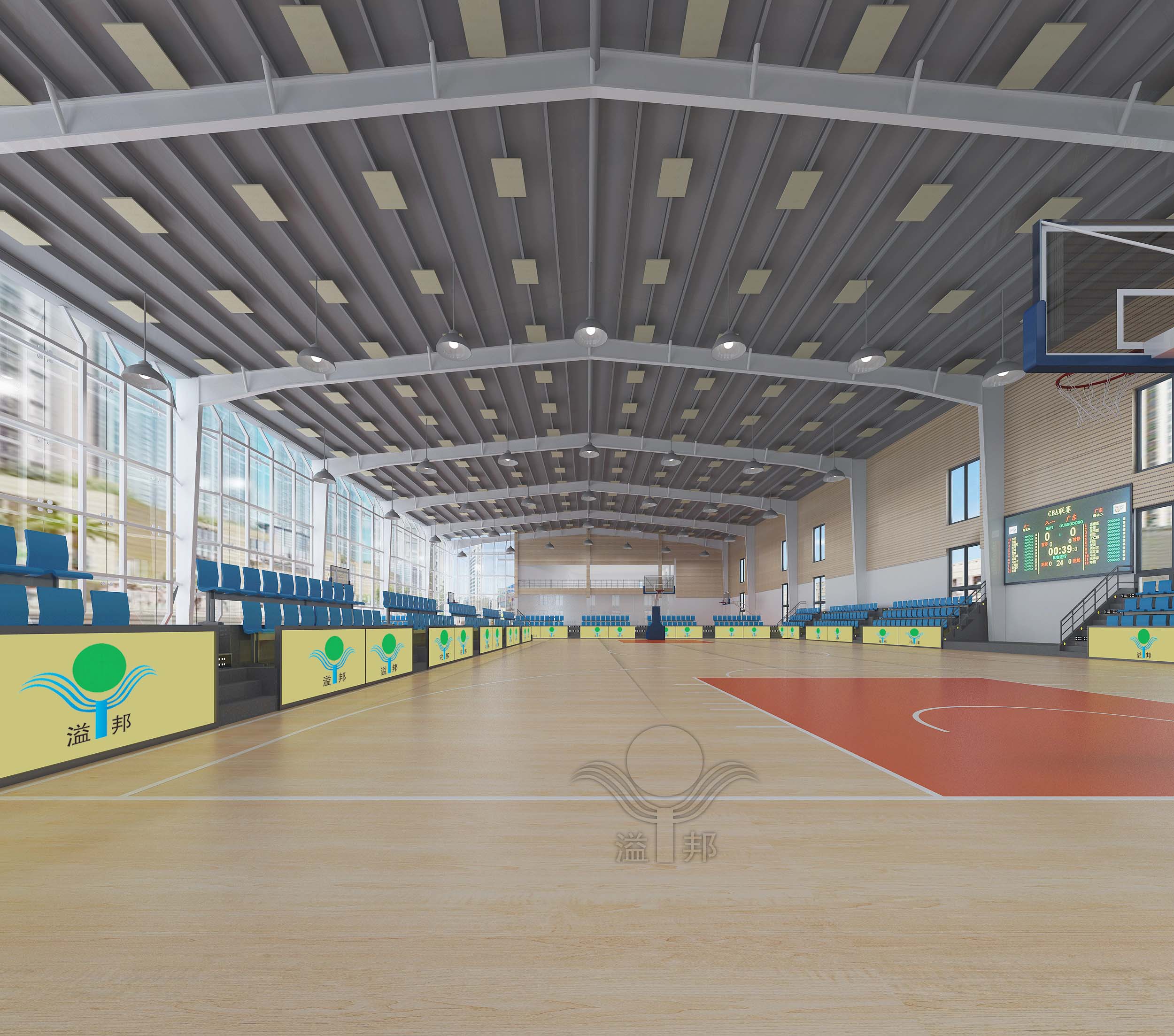 籃球場運(yùn)動木地板