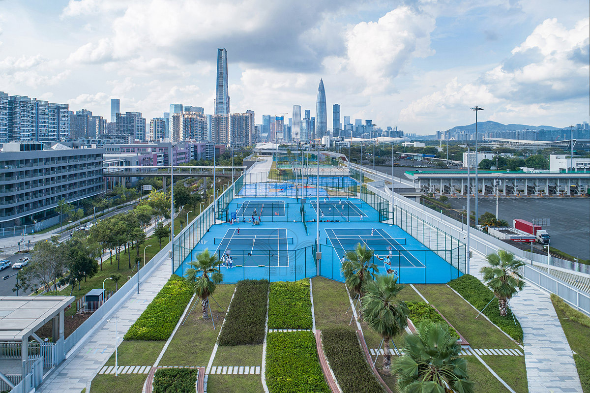 網(wǎng)球場(chǎng)施工