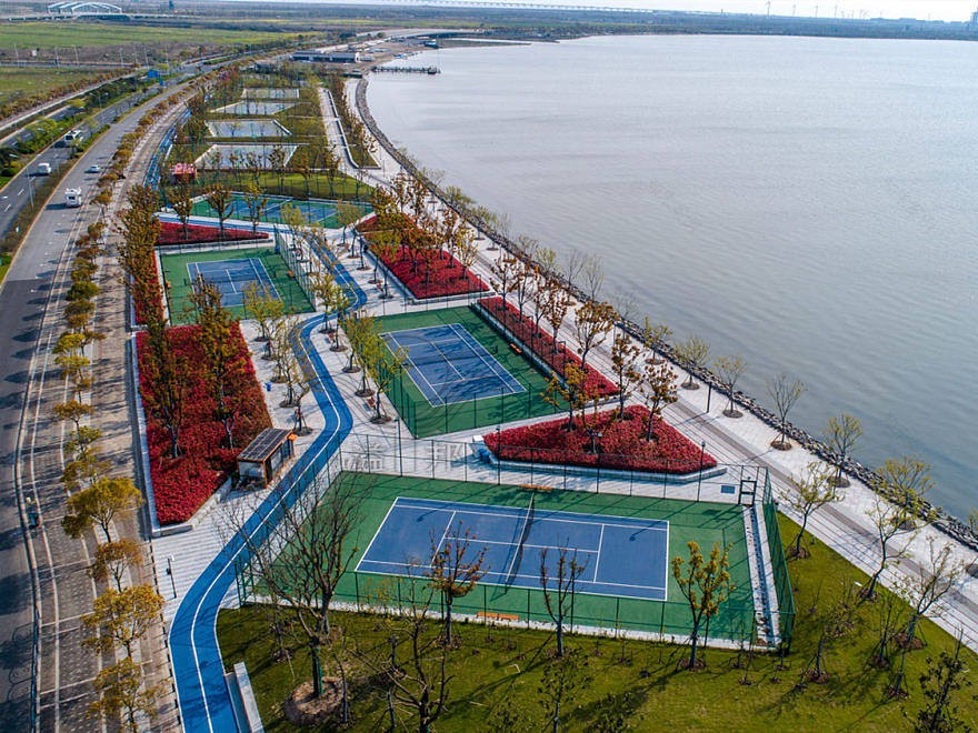 網(wǎng)球場施工