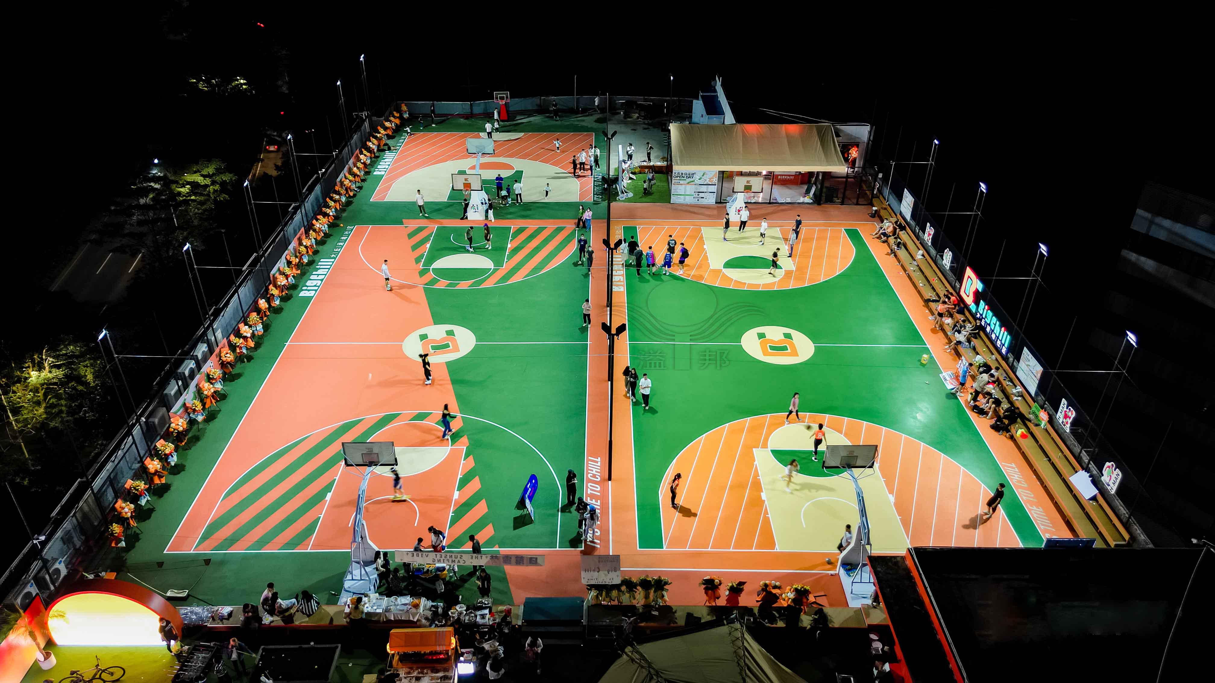 籃球場(chǎng)燈光
