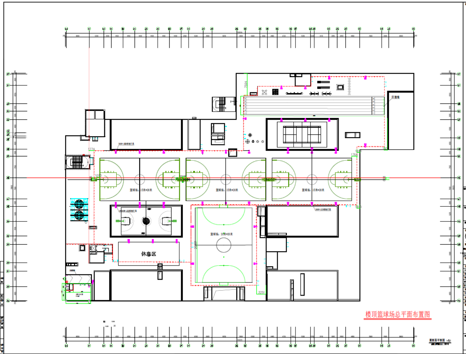 宏發(fā)大世界一期天臺(tái)球場(chǎng)布置圖